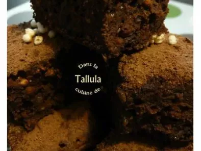 Brownies chocolat et quinoa soufflé