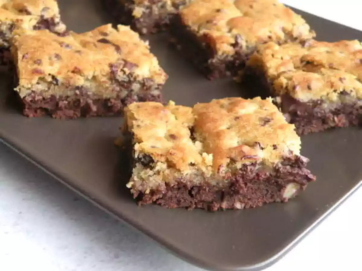 Brownies + Cookies = Brookies