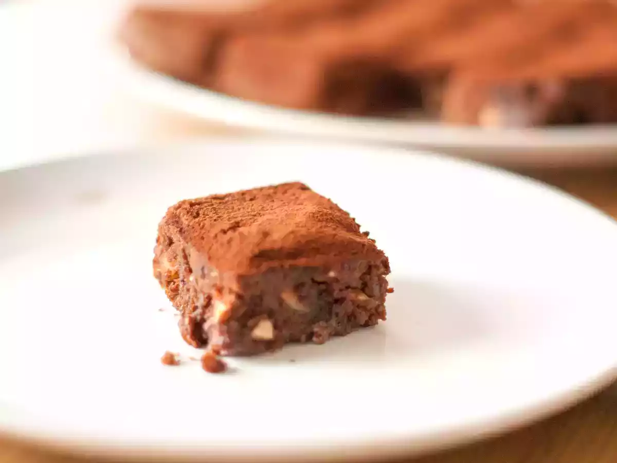 Brownies fondant aux noisettes