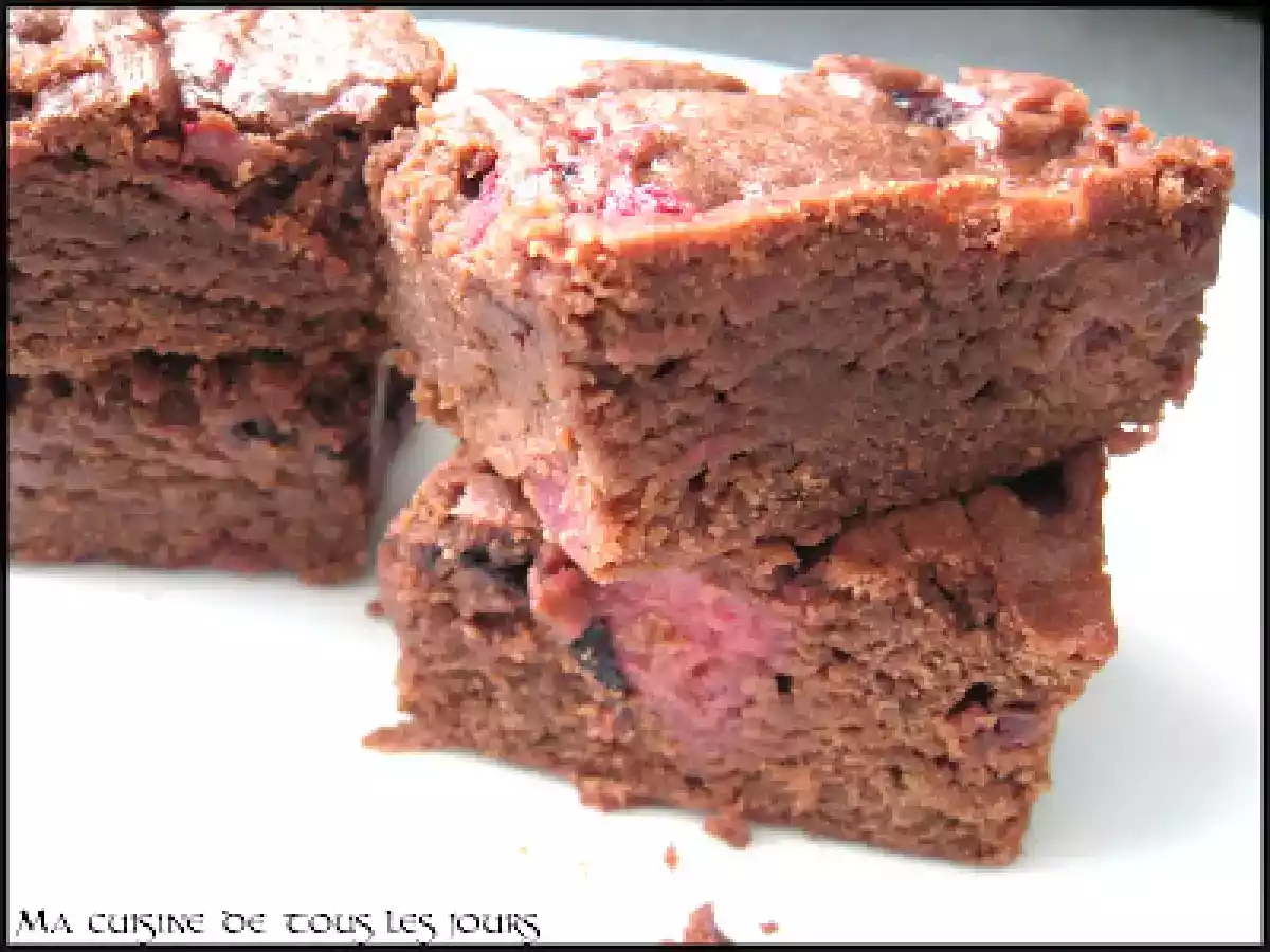 Brownies irlandais aux petits fruits