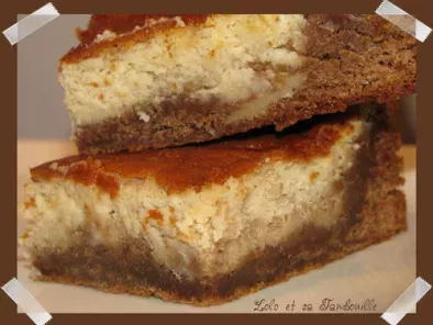 Brownies marbré à la pralinoise et mascarpone, photo 3