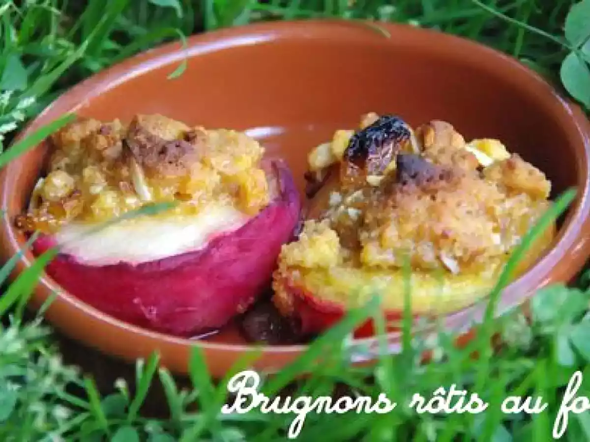 Brugnons rôtis au four