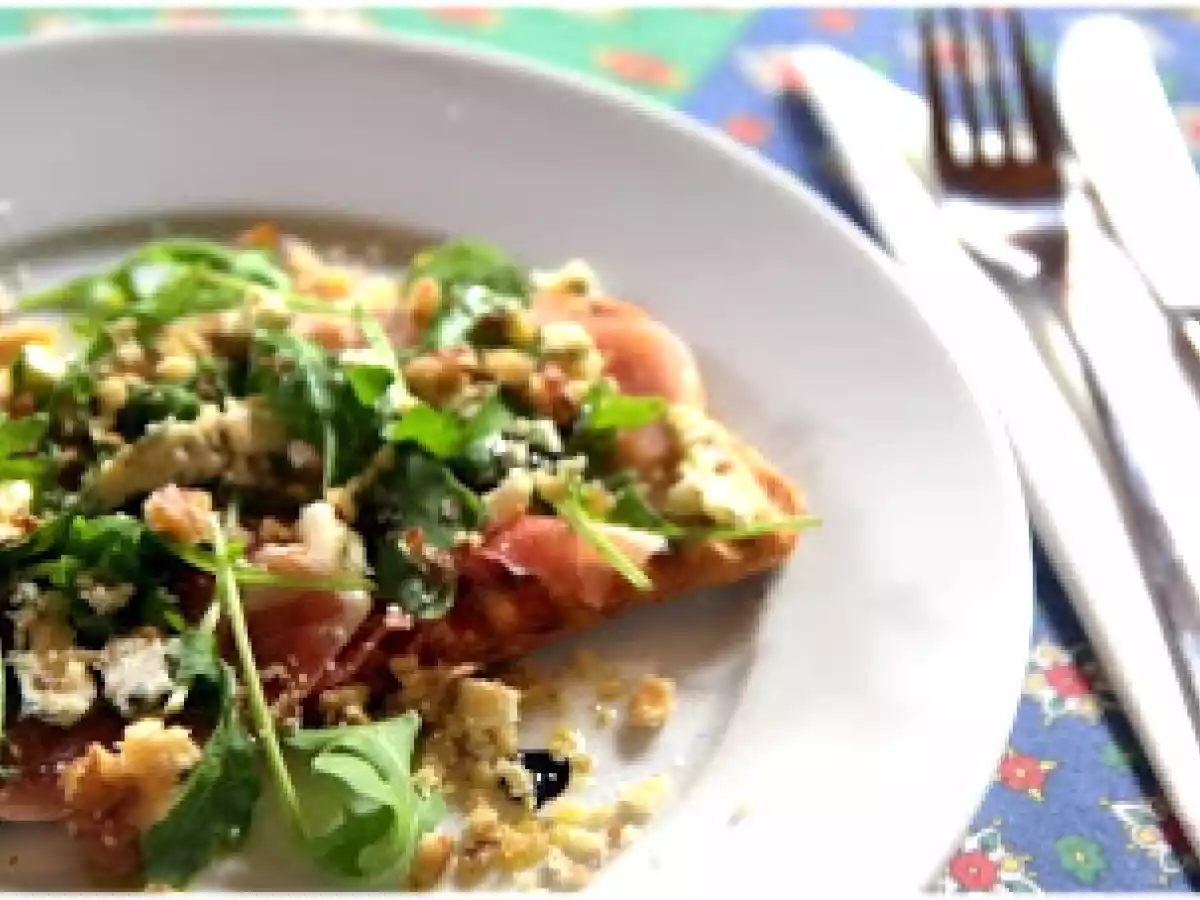 Bruschetta au jambon cru, gorgonzola et roquette - photo 2