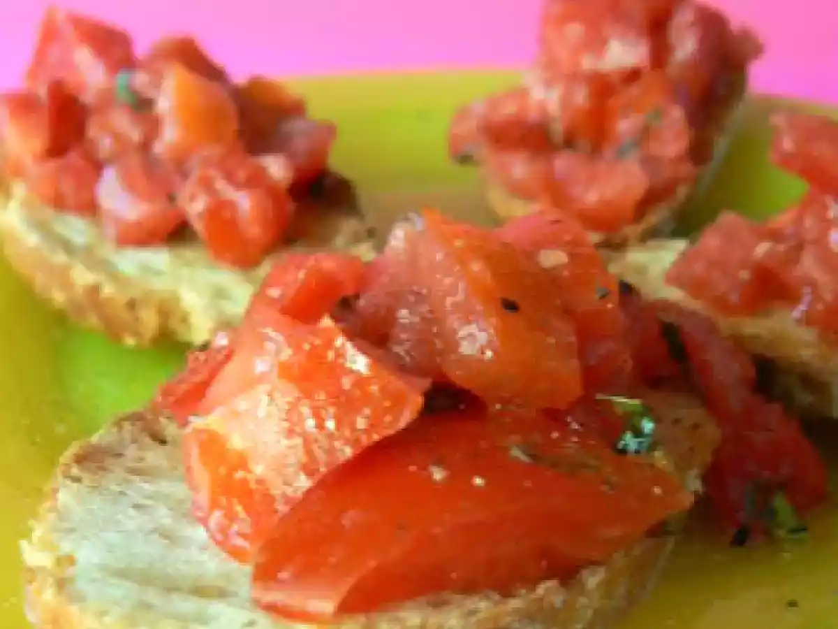 Bruschetta aux tomates