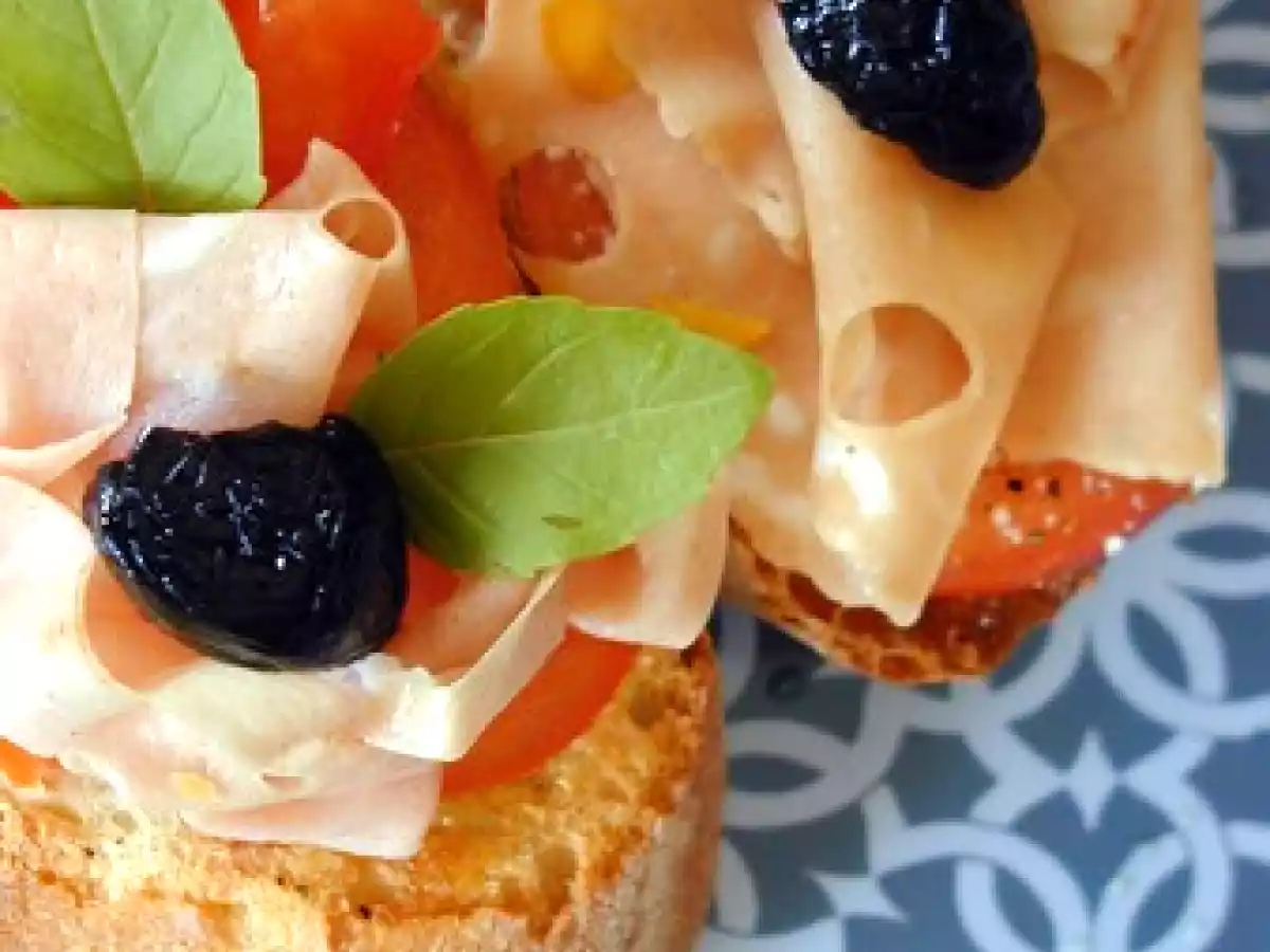 Bruschetta croquante à la mortadelle - photo 2