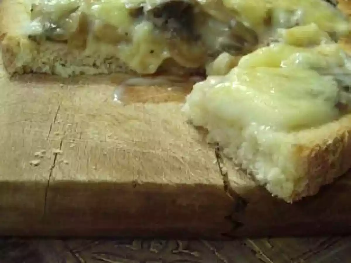 Bruschetta gratinée.