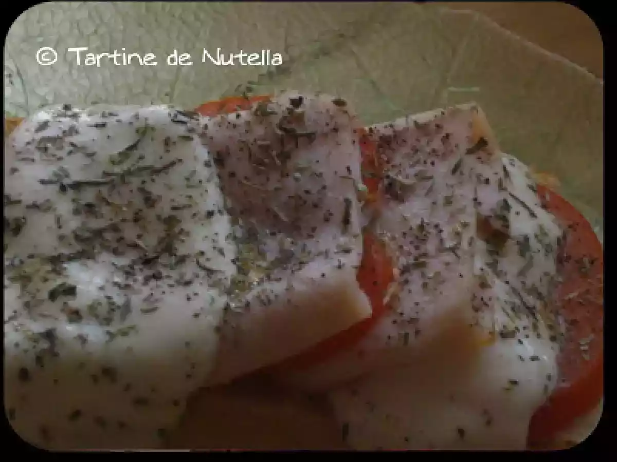 Bruschetta tomate-mozzarella-jambon - photo 2