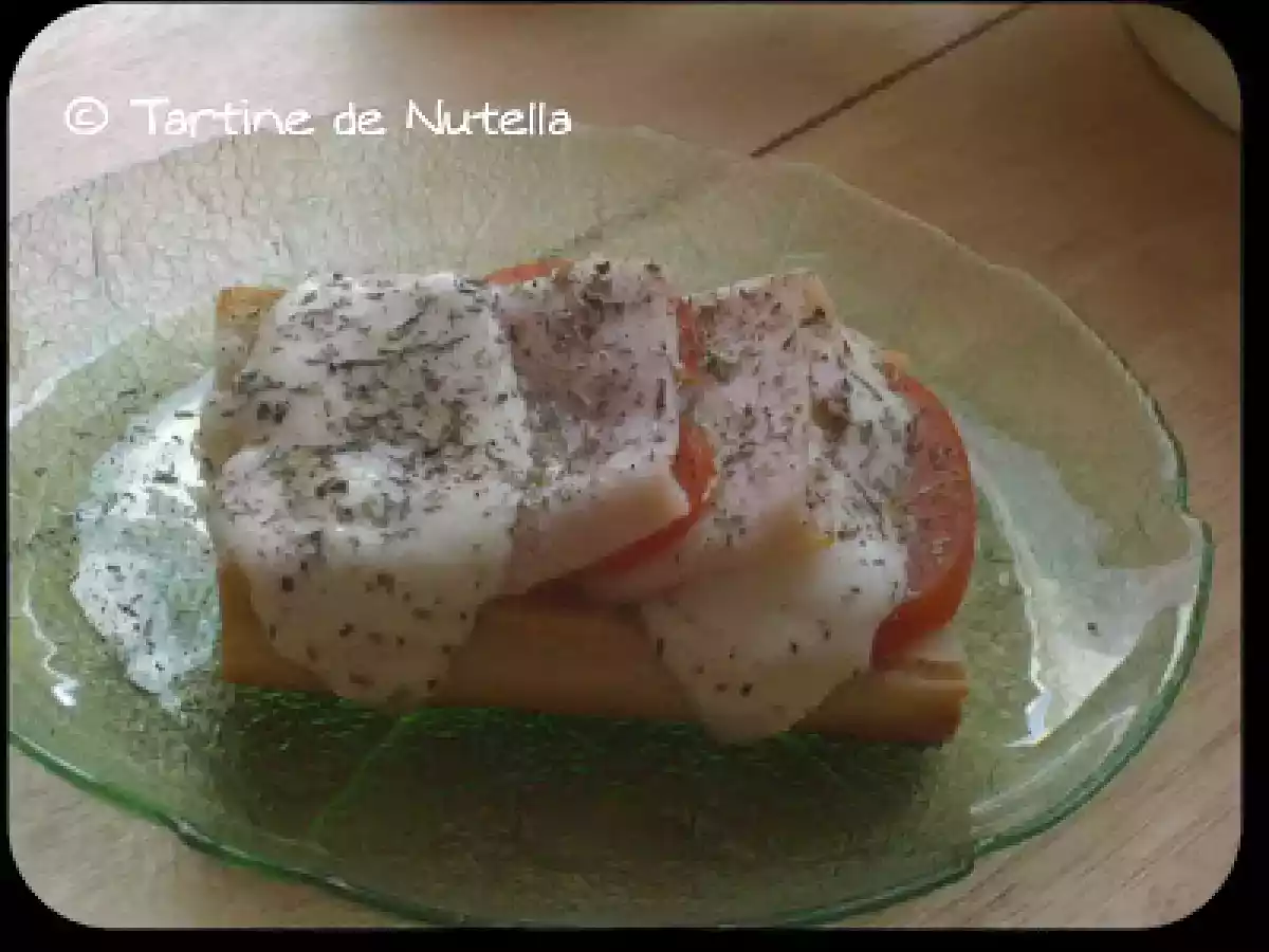 Bruschetta tomate-mozzarella-jambon - photo 4