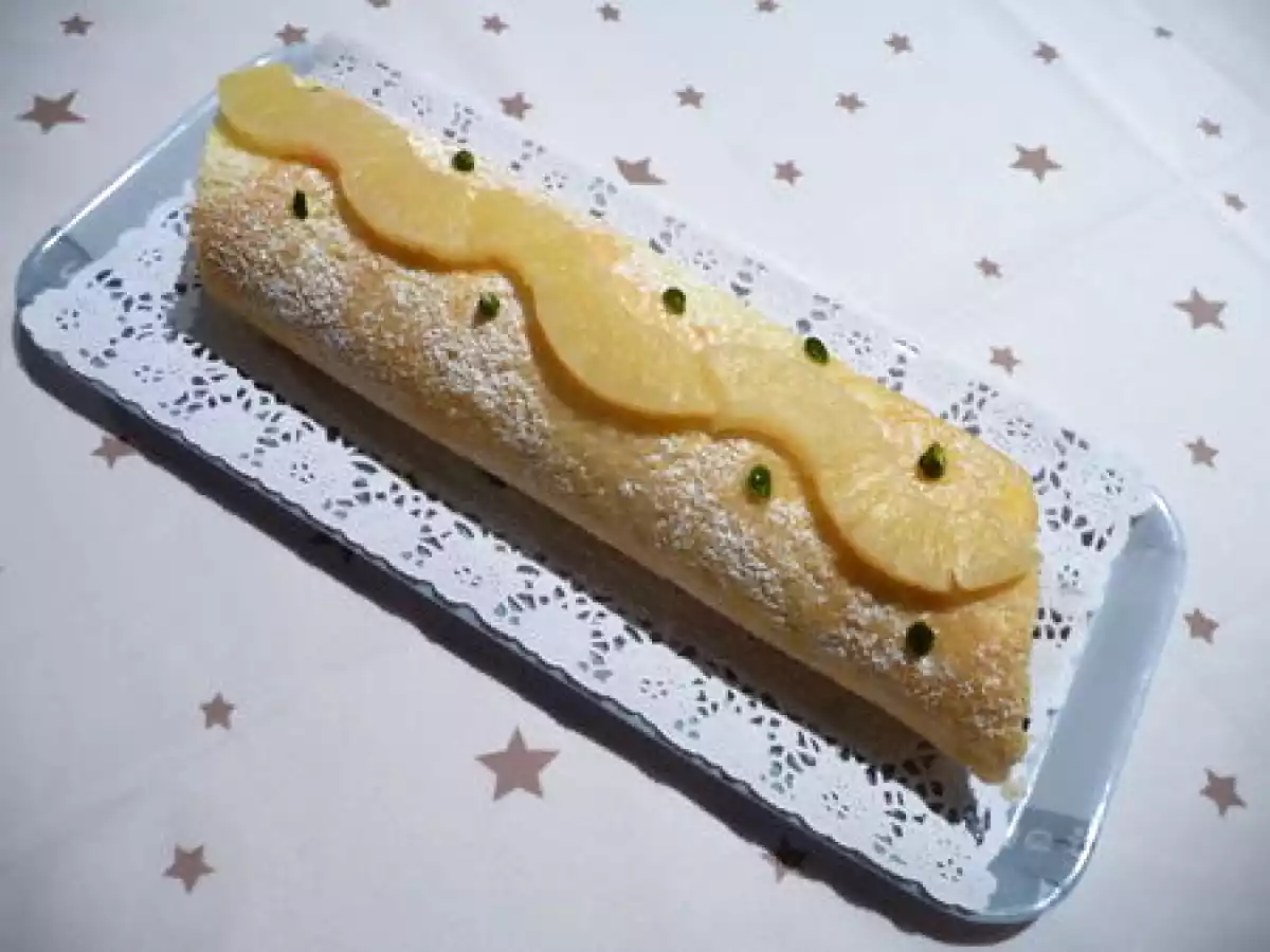 Bûche à l'ananas