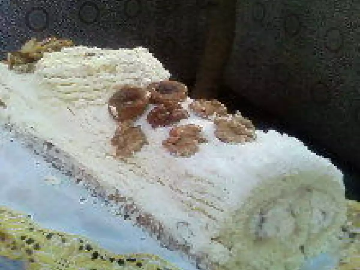 Bûche à la noix de coco et aux fruits secs caramélisés - photo 3