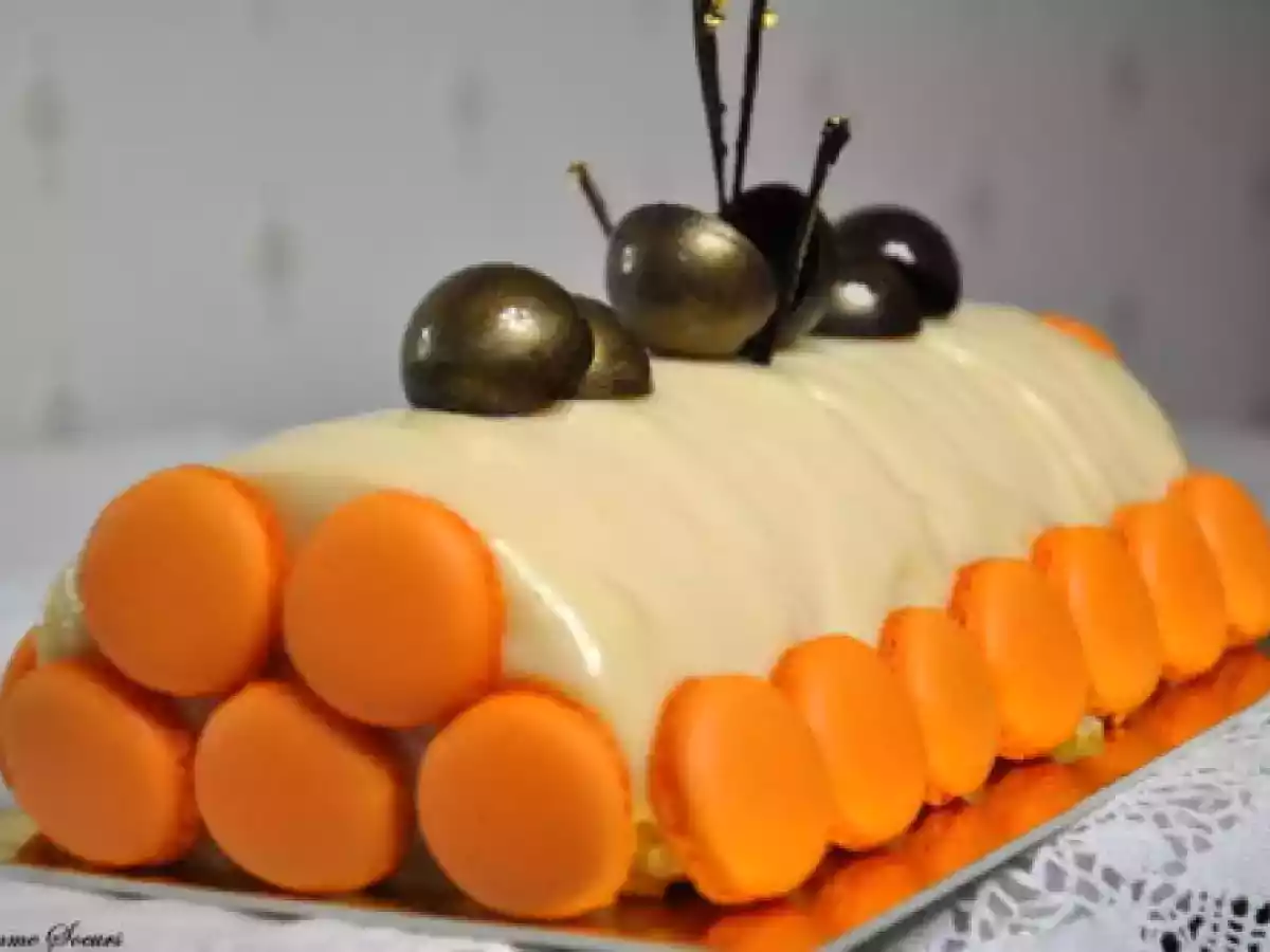 Bûche abricot-nougat - photo 2