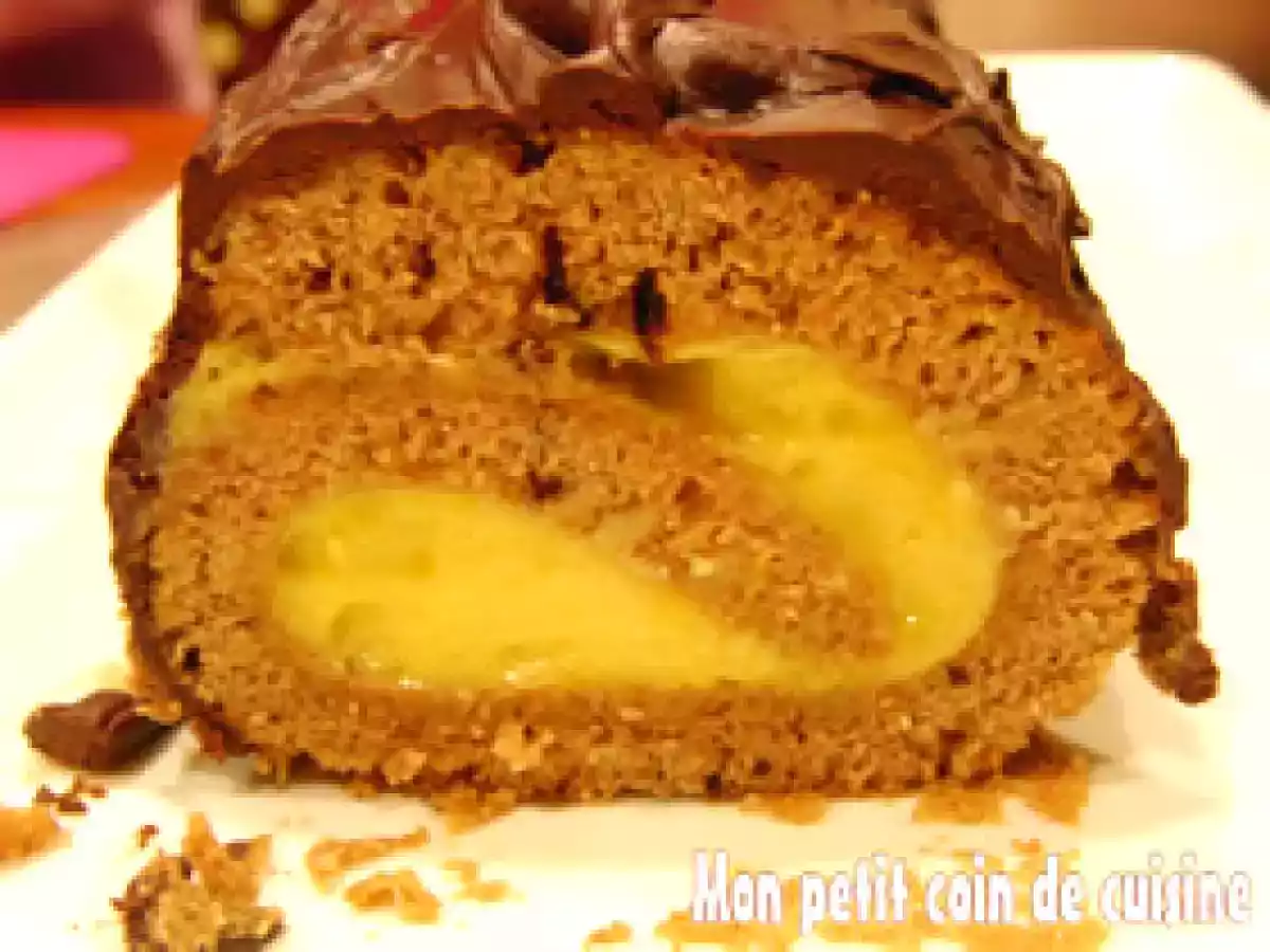 Bûche au chocolat, à la châtaigne et à l'orange - photo 2