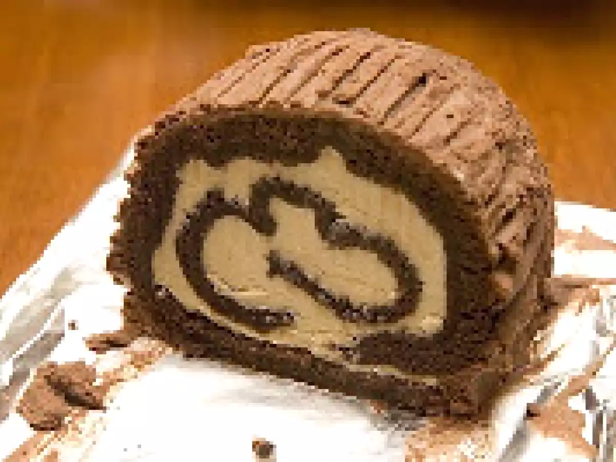 Buche au chocolat et à l'érable