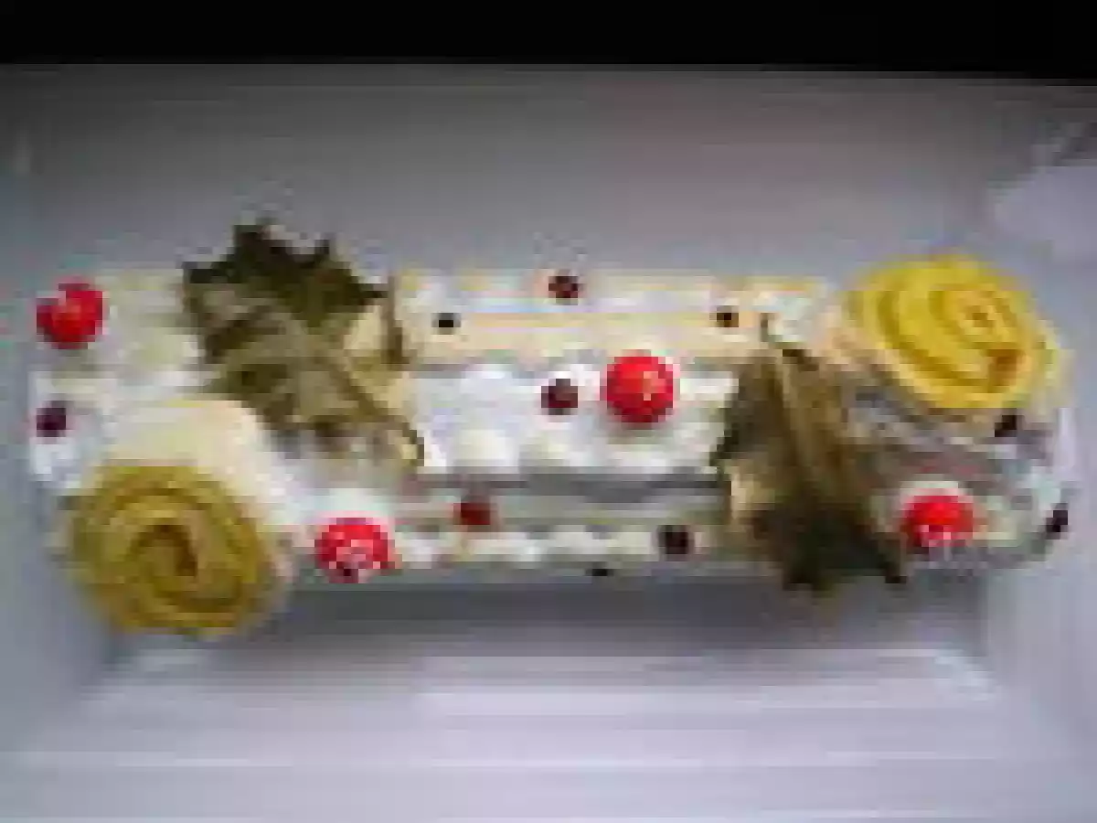 Bûche au citron meringuée