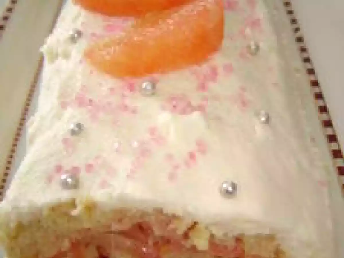 Bûche au pamplemousse curd