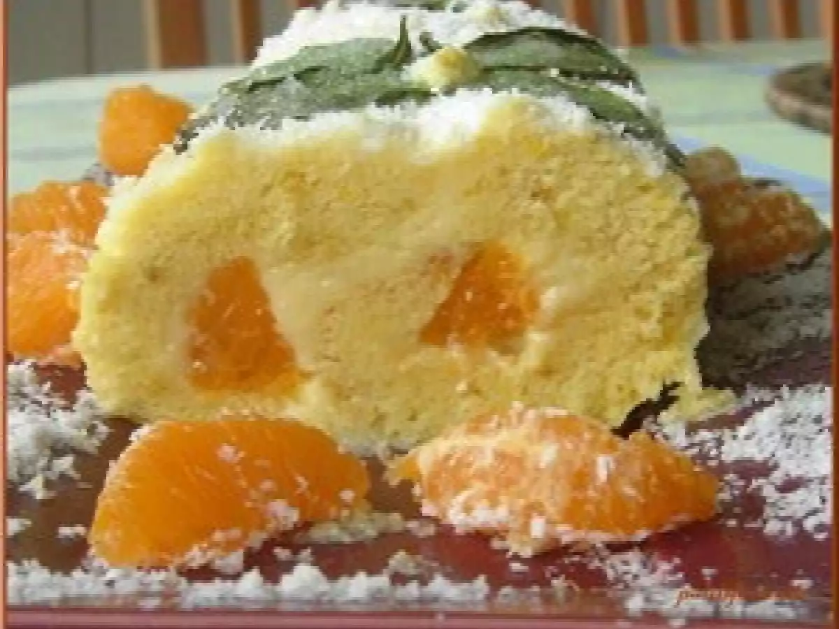 Bûche aux clémentines
