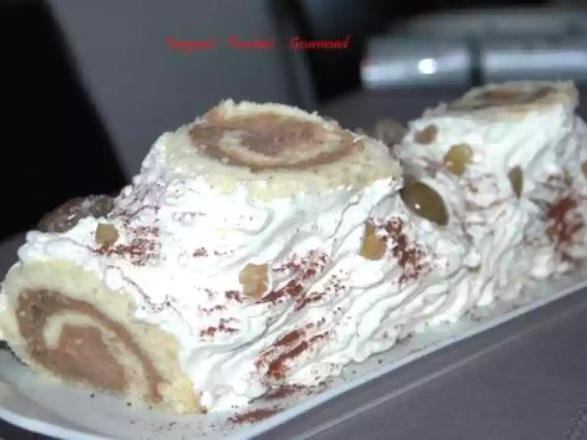 BÛCHE aux MARRONS - photo 2