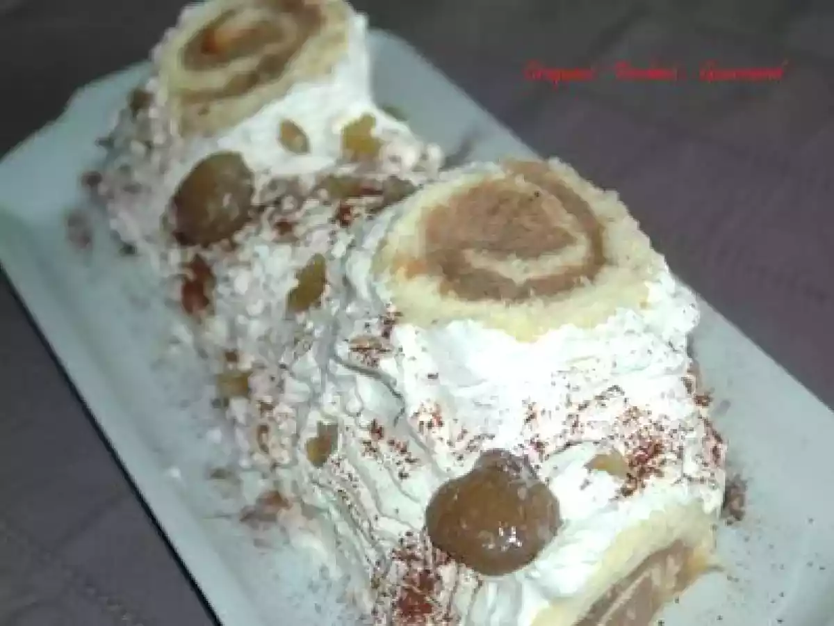 BÛCHE aux MARRONS - photo 3