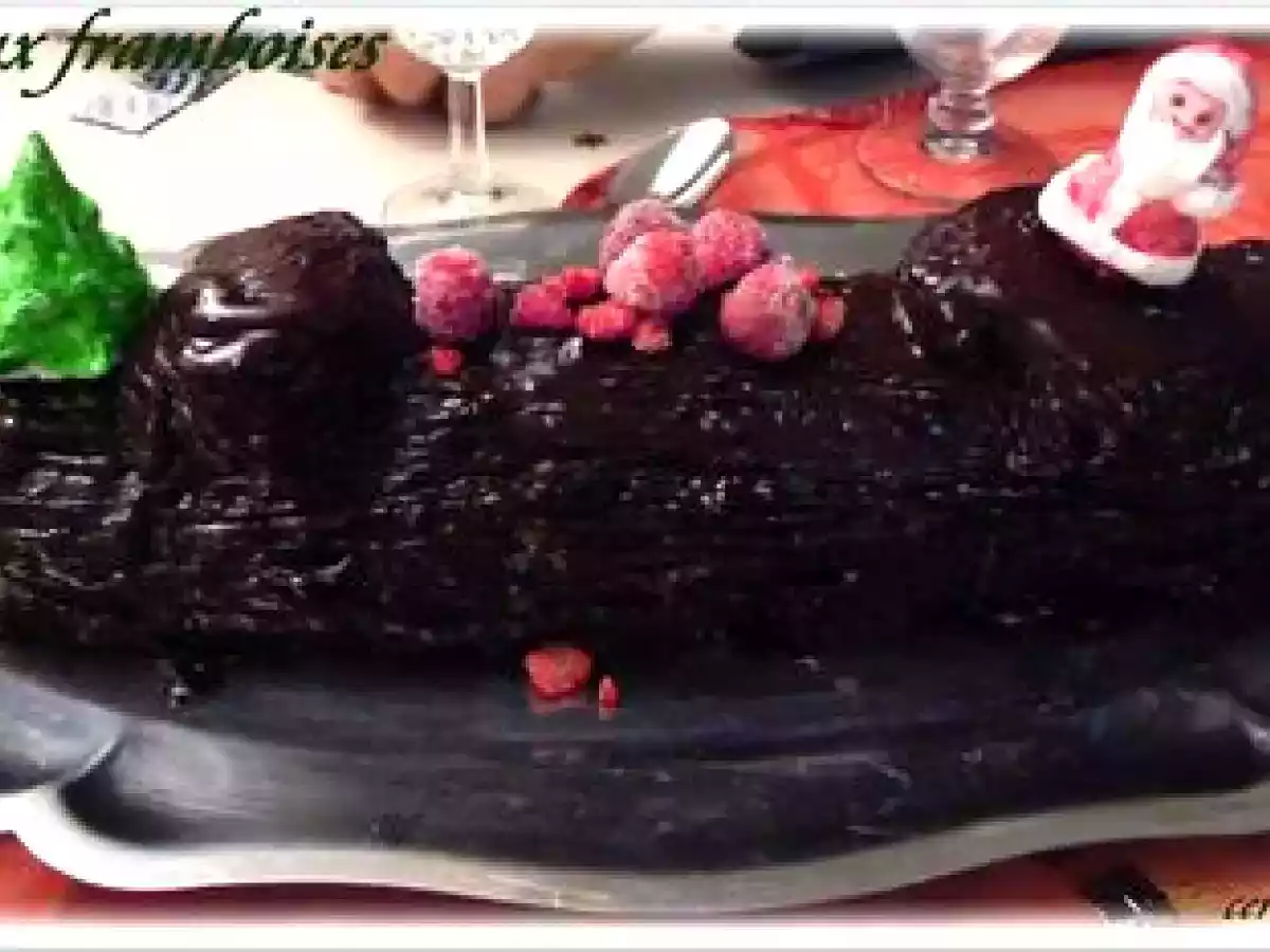 BUCHE AUX MARRONS ET BUCHE AUX FRAMBOISES