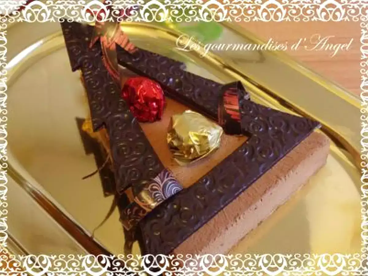 Buche « Caramelia aux éclats de marrons glacés»