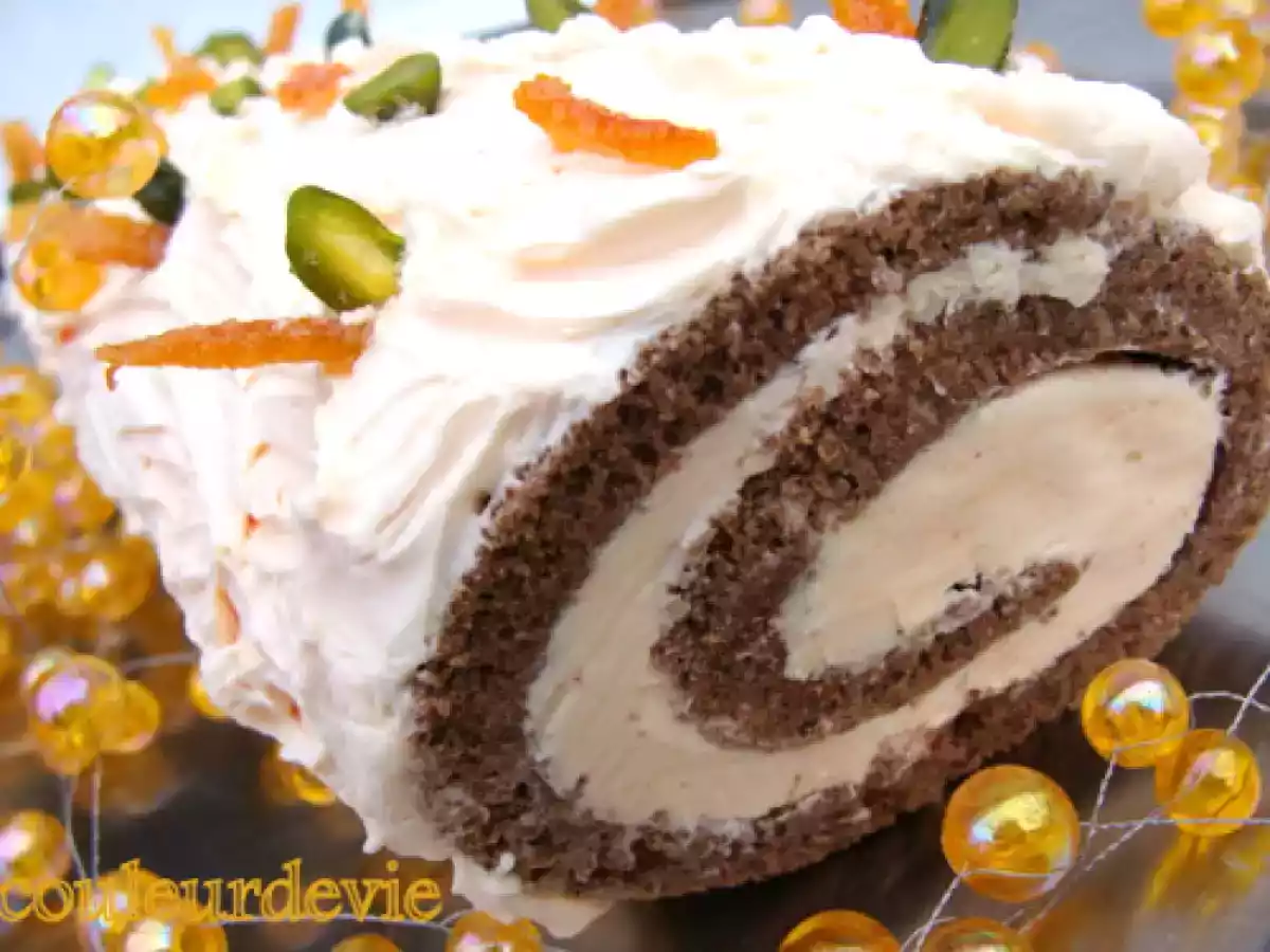 Bûche chocolatée au Grand Marnier - photo 2