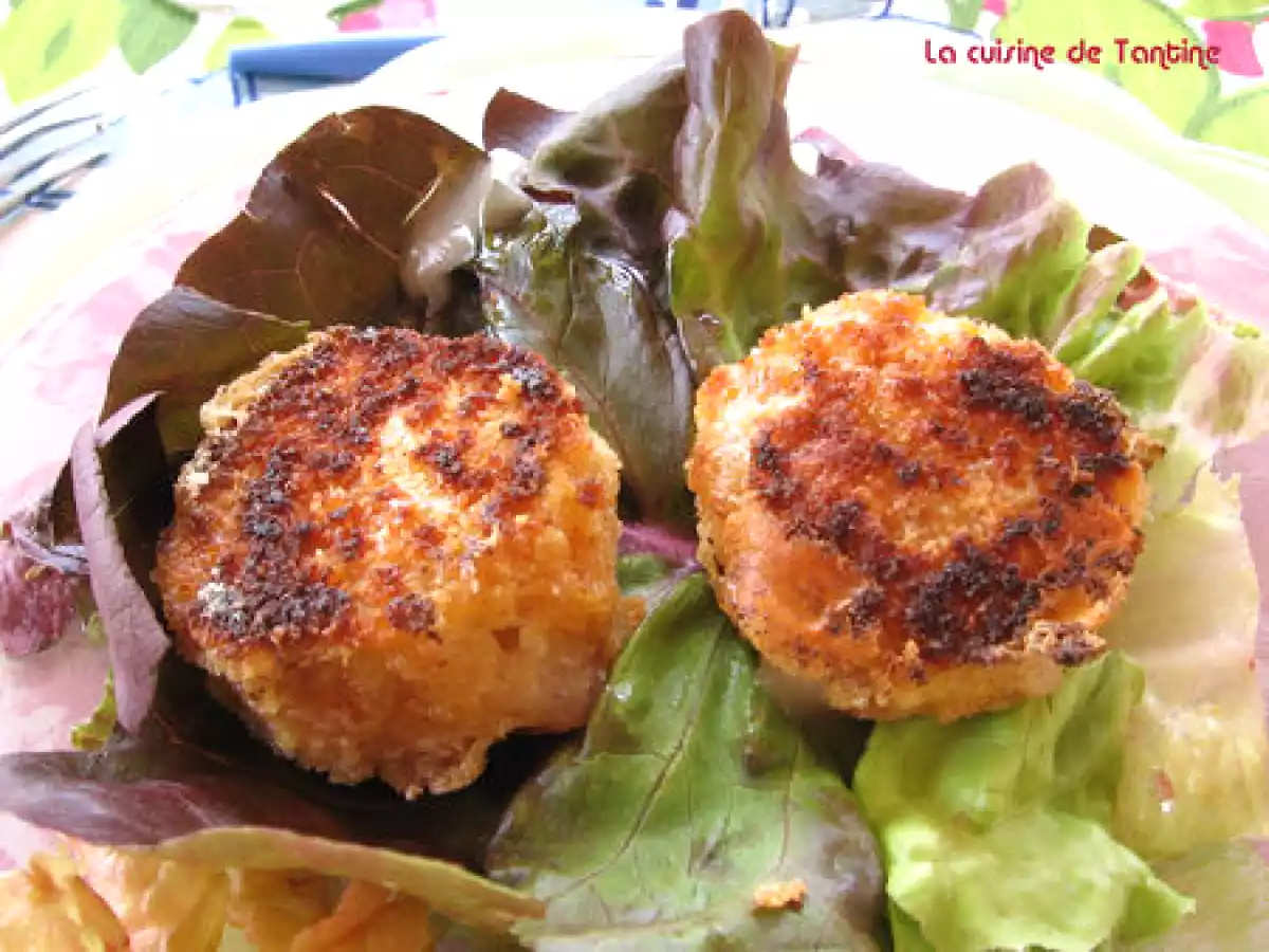 Bûche de chèvre panée