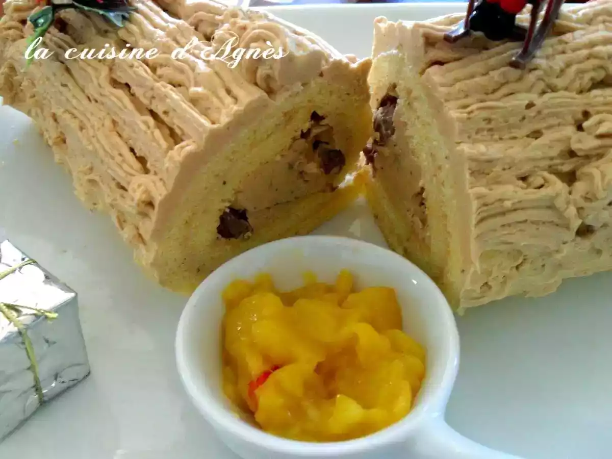 Bûche de Noël au foie gras