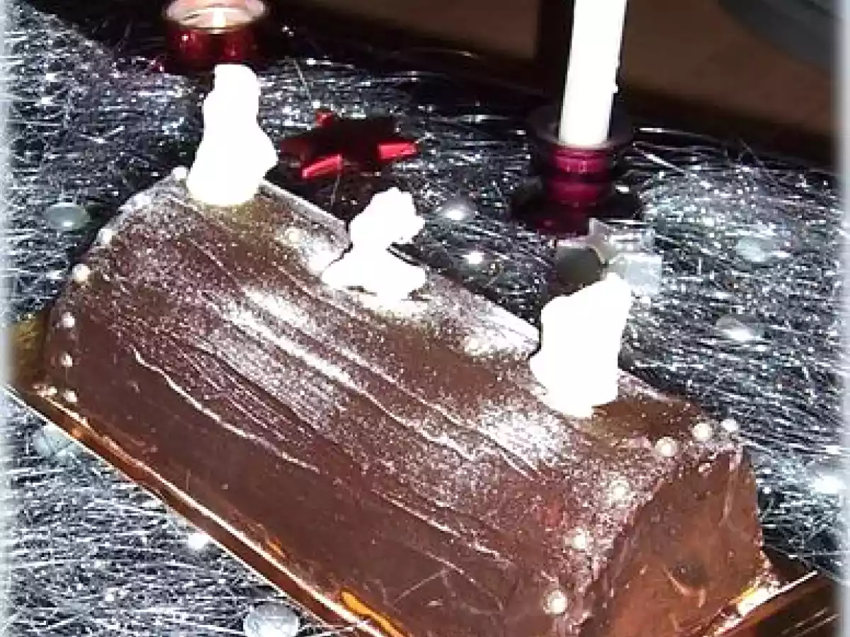 Bûche de Noël aux 3 chocolats