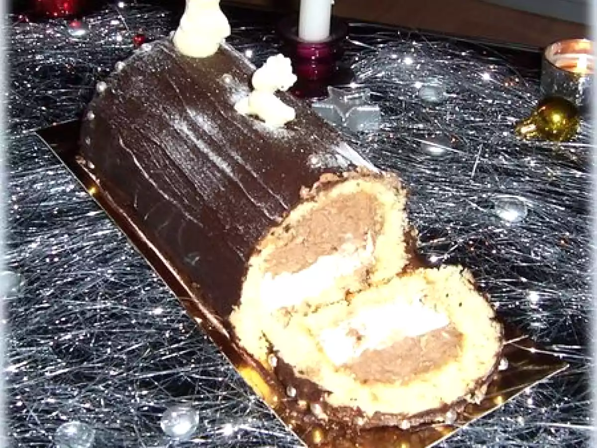 Bûche de Noël aux 3 chocolats - photo 2