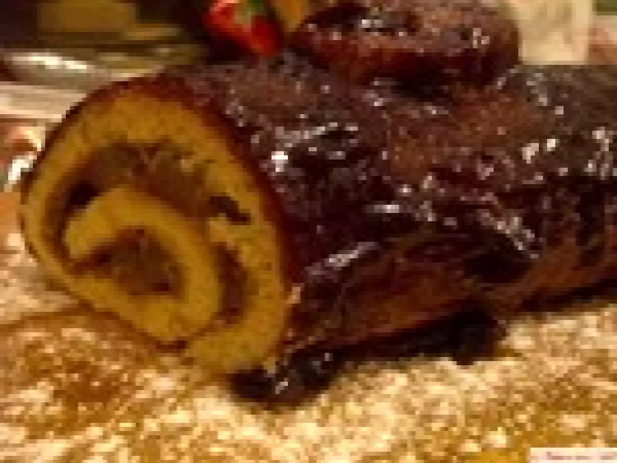 Buche de Noël aux épices et poires au vin - photo 3