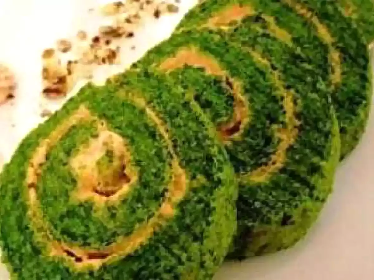 BUCHE DE NOEL AUX EPINARD ET AU SAUMON - photo 2