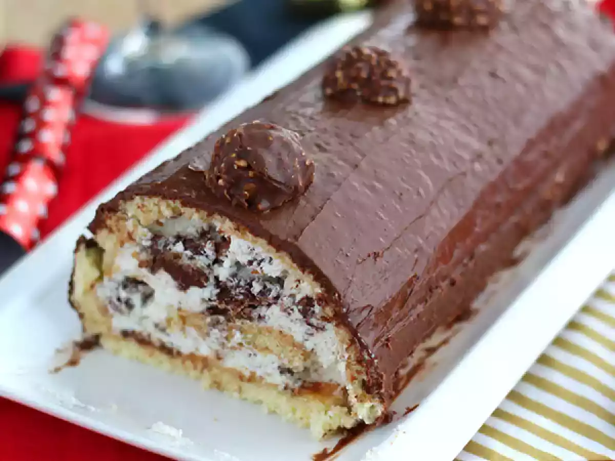 Bûche de Noel aux Ferrero Rochers - photo 3