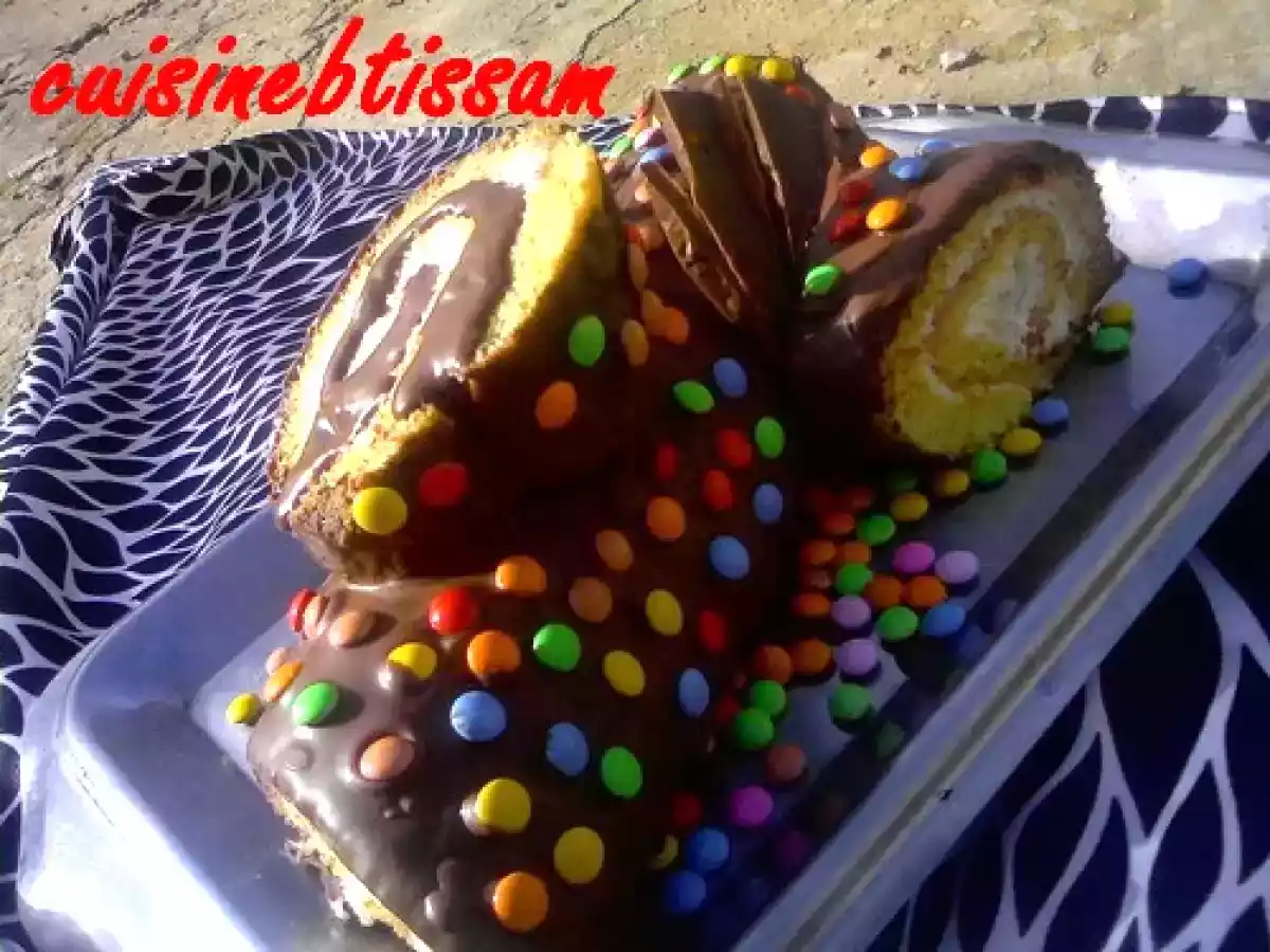Bûche de noél aux smarties - photo 2