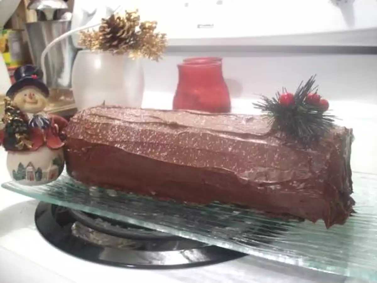 Bûche de Noël SANS GLUTEN ou Gâteau roulé SANS GLUTEN