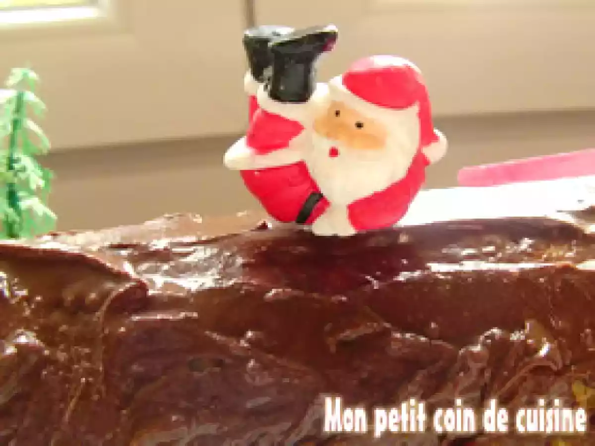Buche de Noël simplissime framboise noisette - photo 2