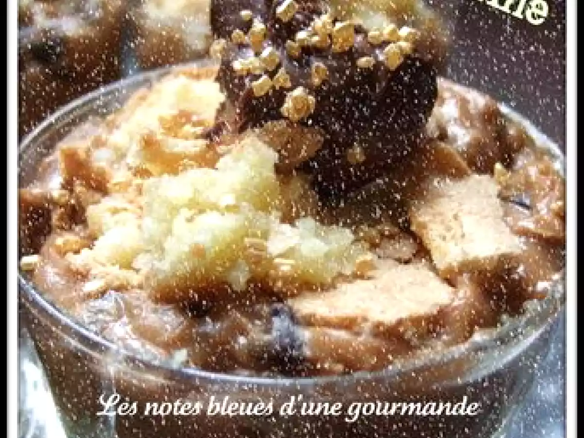 Buche en verrine au praliné !