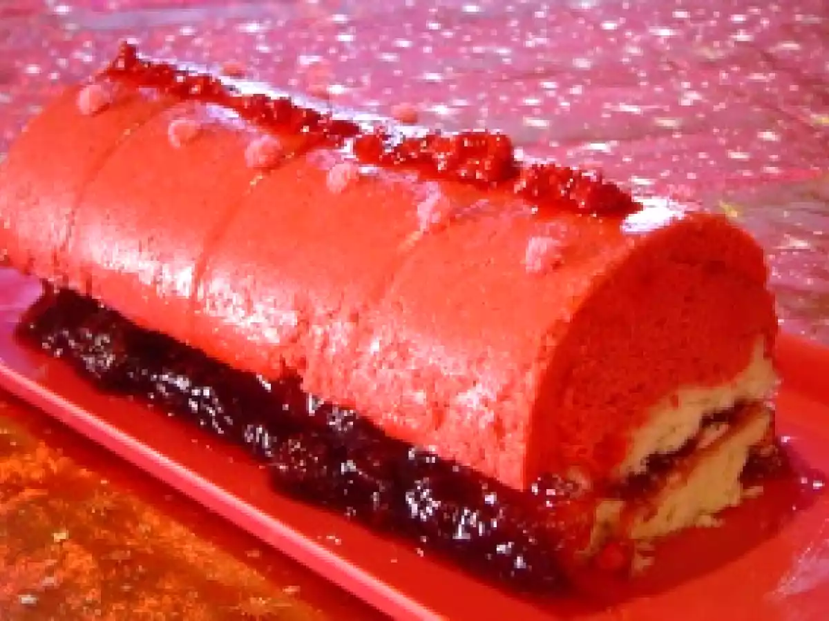 Buche fraises/framboises