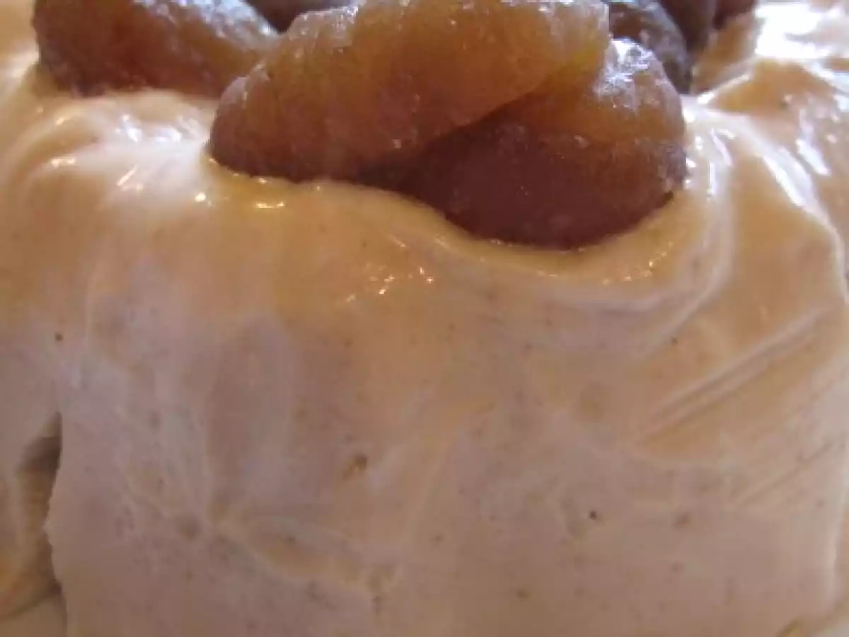 Bûche glacée aux marrons