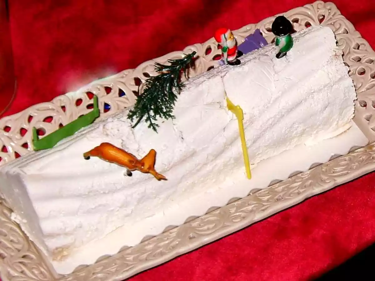 Bûche glacée speculoos / Chocolat blanc