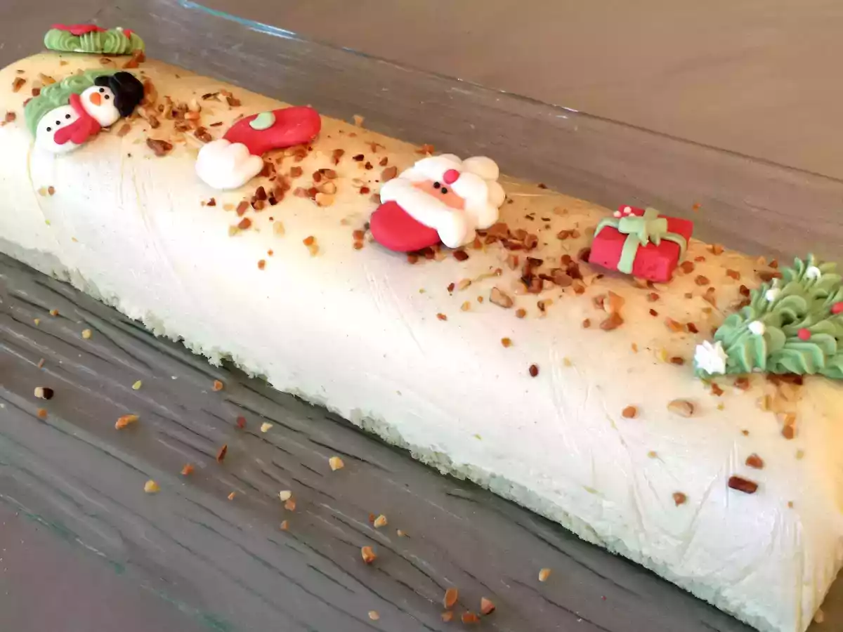 Bûche passion - abricot - Recette Thermomix