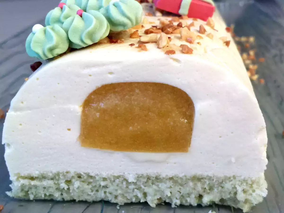 Bûche passion - abricot - Recette Thermomix - photo 4