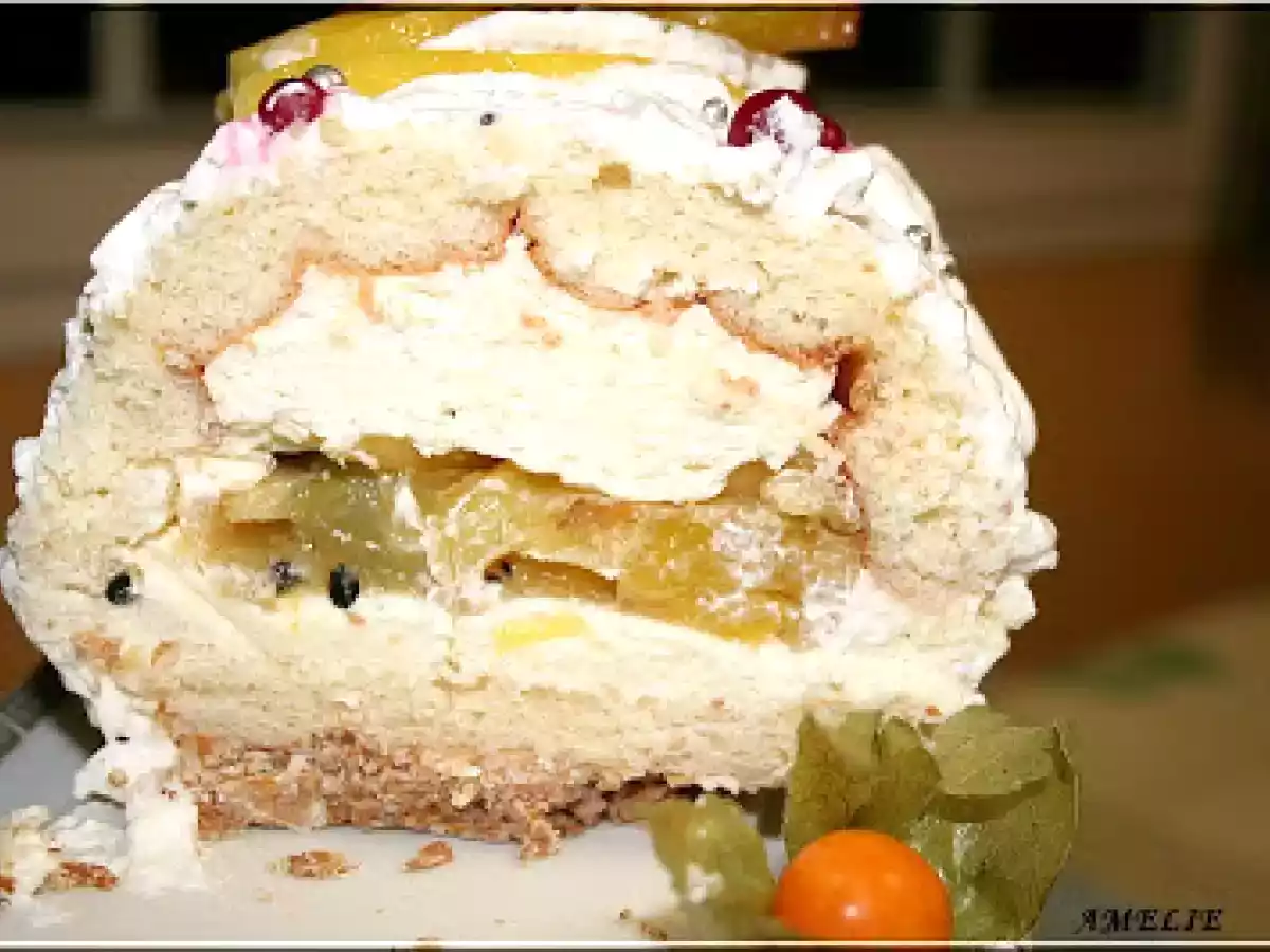 BÛCHE PASSION ET FRUITS EXOTIQUES - photo 2