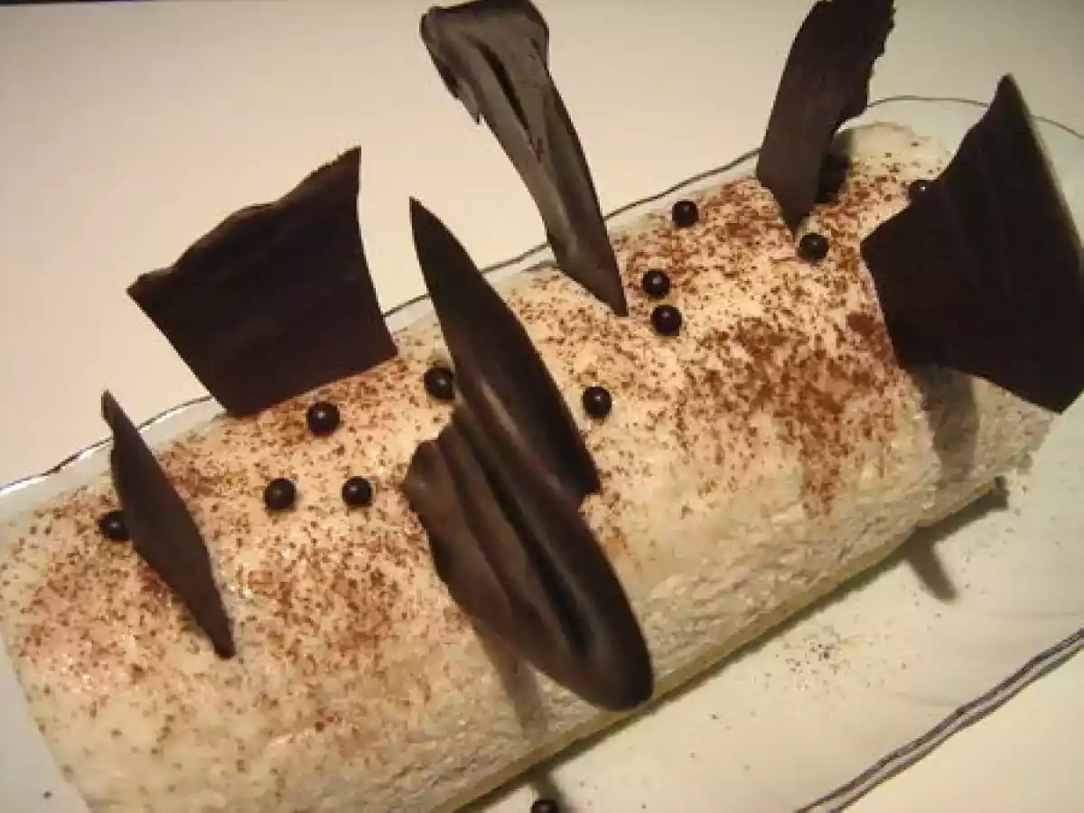 Bûche poire-chocolat