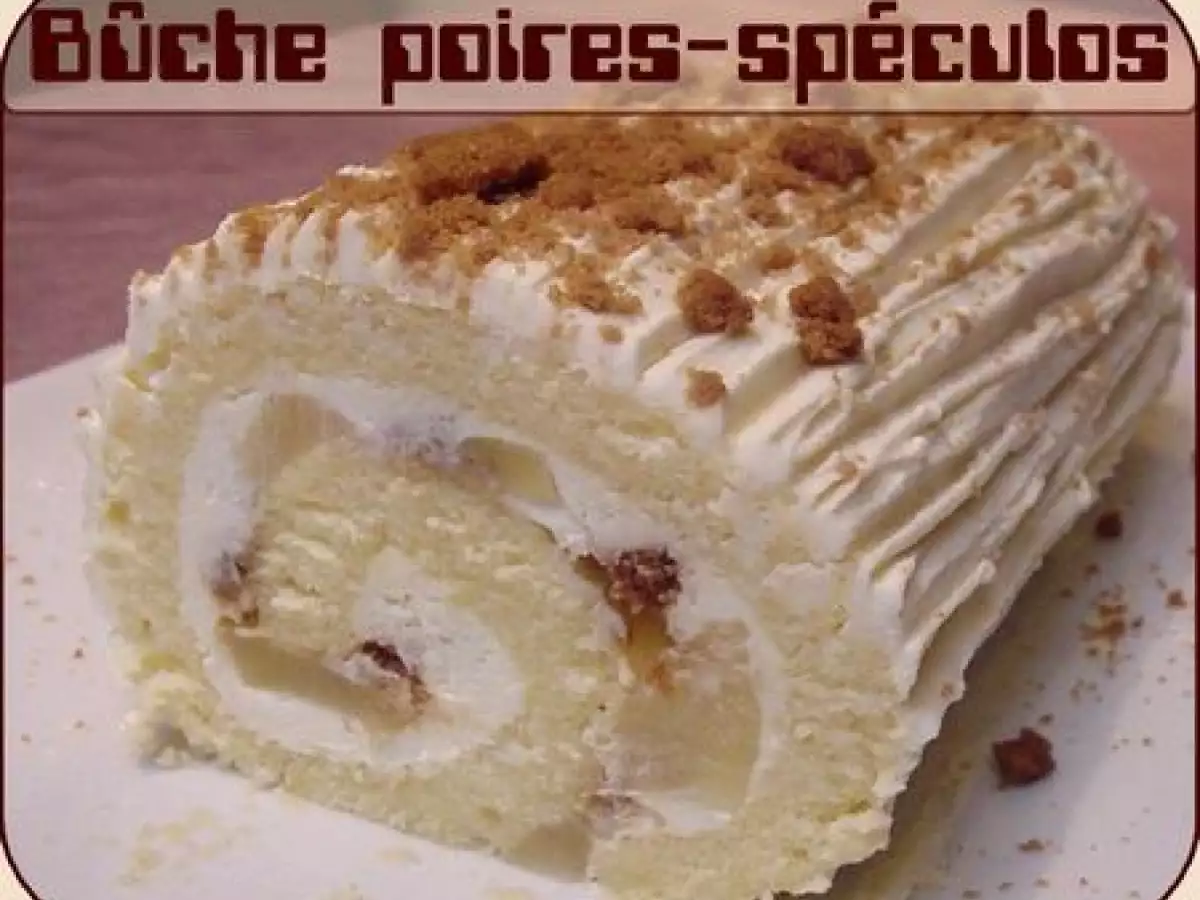 Bûche poire-spéculos - photo 2