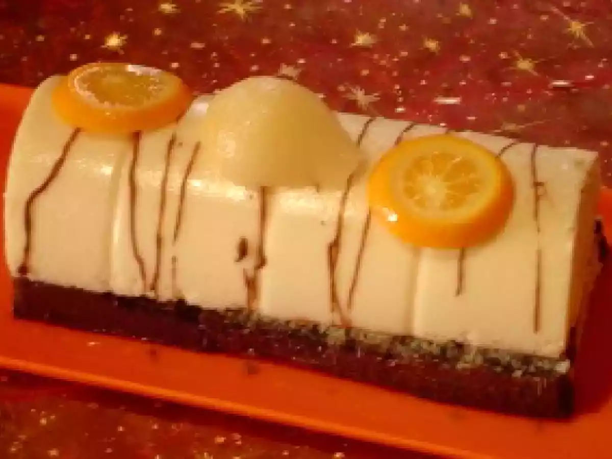 Buche poire/chocolat