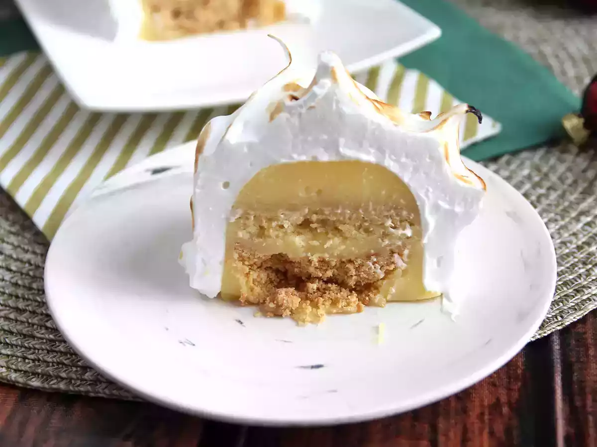 Bûche tarte au citron meringuée - photo 3