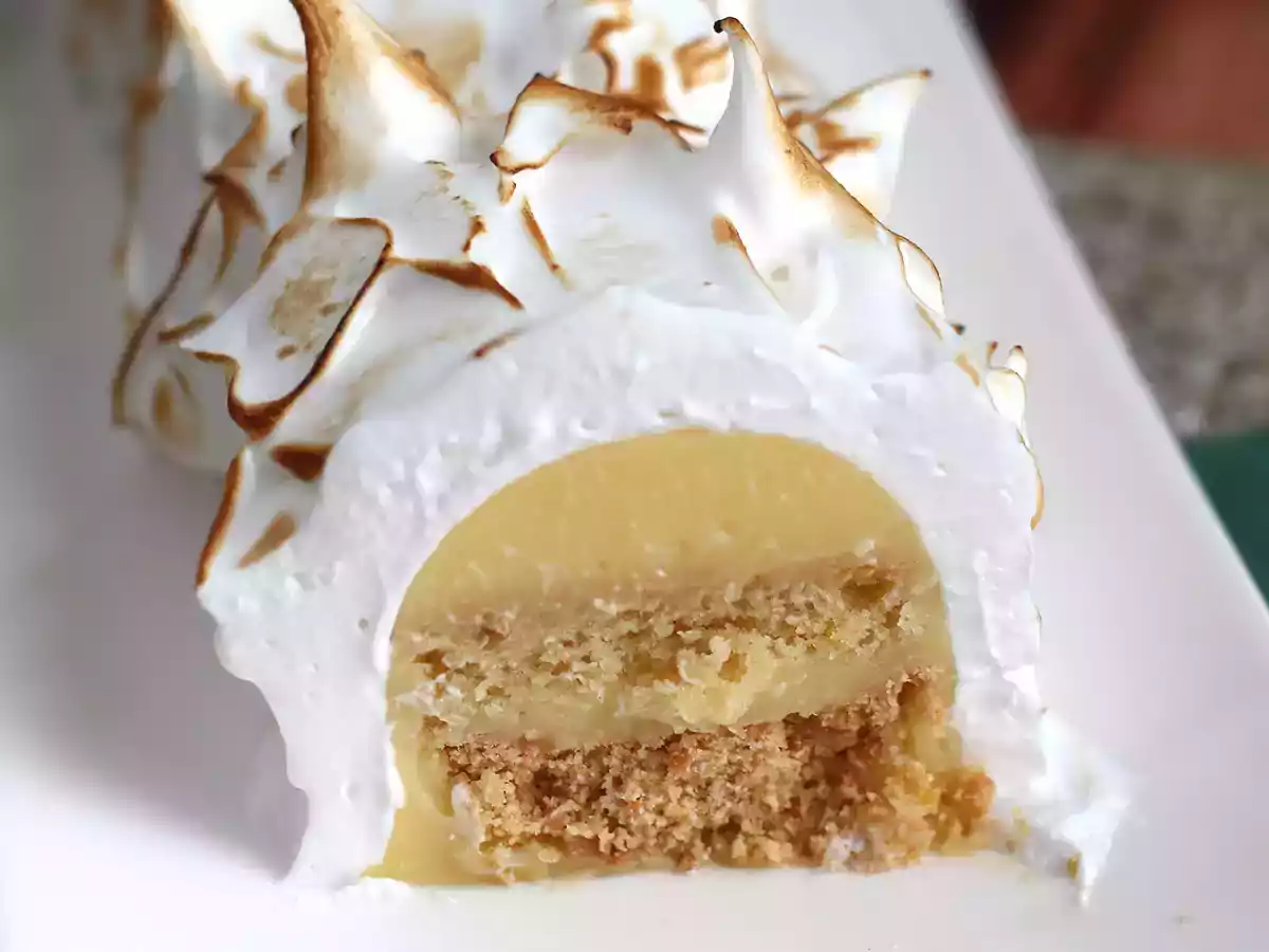 Bûche tarte au citron meringuée - photo 4