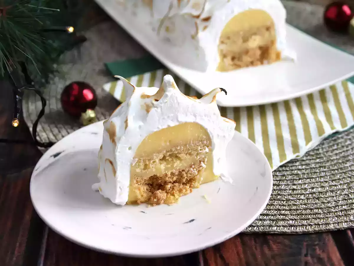 Bûche tarte au citron meringuée - photo 7