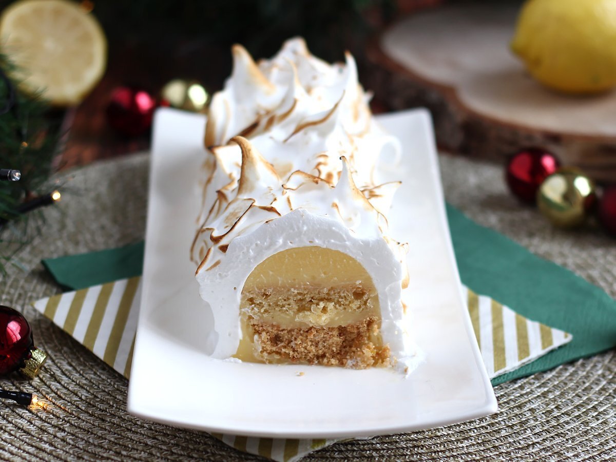Recette bûche citron meringuée facile et délicieuse