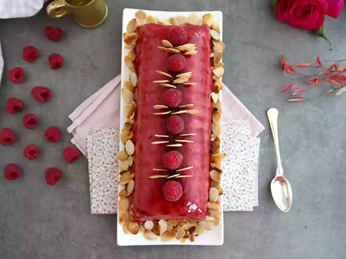 Bûche tiramisu aux framboises - photo 2